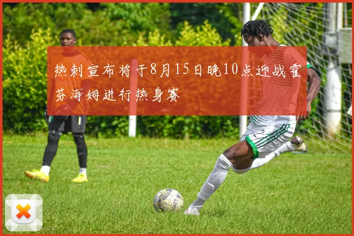 热刺宣布将于8月15日晚10点迎战霍芬海姆进行热身赛